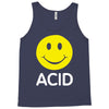 acid house smiley face 90's rave club hardcore party Tank Top