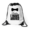 i have arrived Drawstring Bags