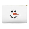 frosty snowman Accessory Pouches