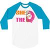 She Wants The D Dunkin Donuts 3/4 Sleeve Shirt