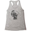 robot girl machine Racerback Tank