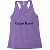 copper boom! Racerback Tank