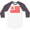b red 3/4 Sleeve Shirt
