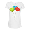 ballon color full Maternity Scoop Neck T-shirt