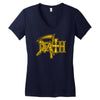 death metal band Women's V-Neck T-Shirt