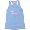 little princess gender reveal game Racerback Tank