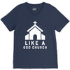 Like A God Church V-Neck Tee