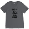 Back Of I Have A Crazy Mom And I am not Afraid To Use Her V-Neck Tee