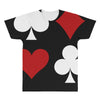 Casino Signs All Over Men's T-shirt