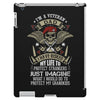 I'm A Veteran Dad T Shirt iPad 3 and 4 Case