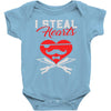 i steal heart valentin day Baby Onesie