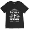 I Am One Blessed Pawpaw V-Neck Tee