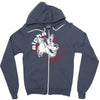 alpha male Zipper Hoodie