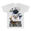 who loves miniatur schnauzer All Over Men's T-shirt