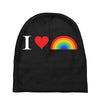 I Love Lgbt Baby Beanies