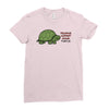 normal ass turtle Ladies Fitted T-Shirt