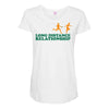 long distance relationship Maternity Scoop Neck T-shirt
