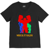 wreck it ralph silhouette V-Neck Tee