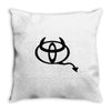 toyota parodie diable Throw Pillow