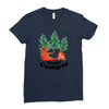Happy Camper Ladies Fitted T-Shirt