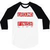please drag across the finish line 3/4 Sleeve Shirt