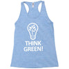 think green Racerback Tank