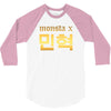 Monsta X 3/4 Sleeve Shirt