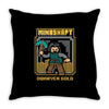 mine shaft Throw Pillow