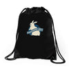 jurassic bunnies Drawstring Bags