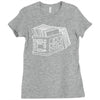 crate of records Ladies Fitted T-Shirt