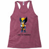i don't do mornings Racerback Tank