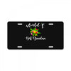 world's best grandma License Plate
