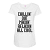 Chillin Out Maxin Relaxin All Cool Maternity Scoop Neck T-shirt