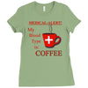 coffee lovers medical alert Ladies Fitted T-Shirt