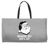 santa claus where my house at Weekender Totes
