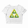 triforce illusion zelda Crop Top