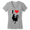 i love cock Women's V-Neck T-Shirt