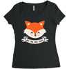 Oh For Fox Sake Women's Triblend Scoop T-shirt