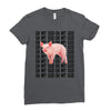 oh my god pig Ladies Fitted T-Shirt