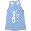 geek pocket protector tie Racerback Tank