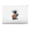 who loves bassets Accessory Pouches