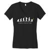 The Evolution of Force Women's V-Neck T-Shirt