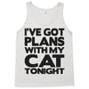 plans with my cats tonight Tank Top