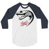 snake head 3/4 Sleeve Shirt