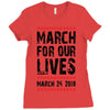 March For Our Lives Ladies Fitted T-Shirt