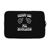 trust me i'm english Laptop sleeve