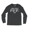 i wish i could ctrl alt del you Long Sleeve Shirts