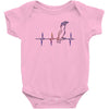 my heart beats for parrots Baby Onesie