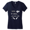 baseball Women's V-Neck T-Shirt