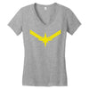 captain marvel Women's V-Neck T-Shirt